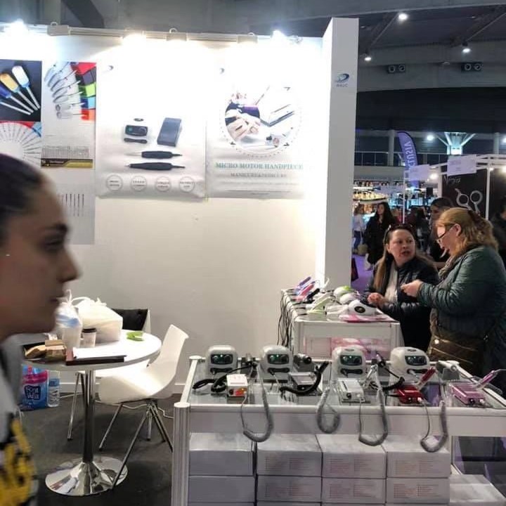RHJC nail drill manufacturer play beauty shows in Spain